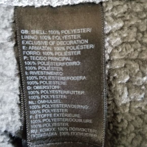 The North Face Gray Full Zip Fleece Jacket S - Picture 6 of 6